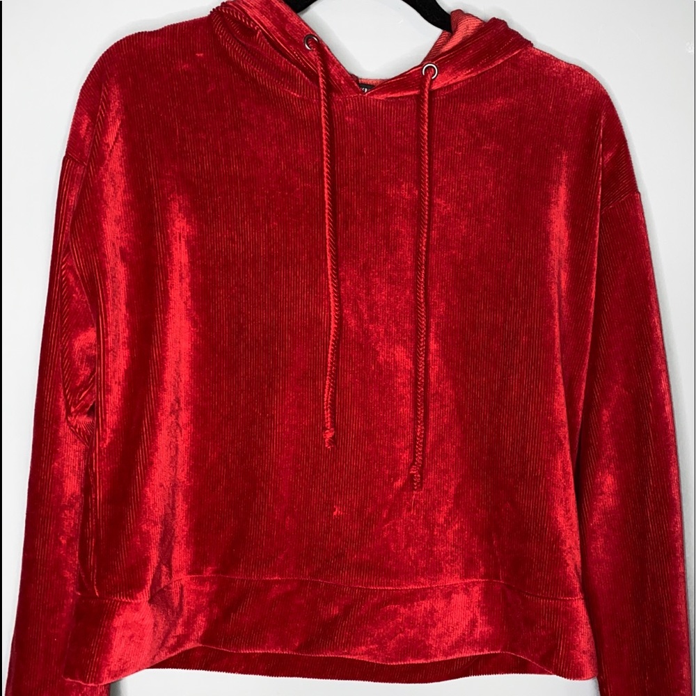 Velvet hoodie